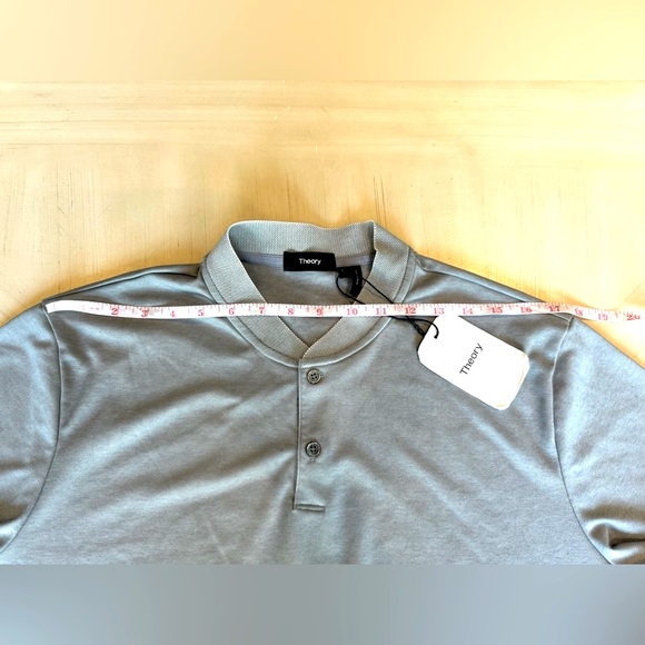 NWT - THEORY Berk Stretch- Pima Cotton Polo Shirt - Men’s Large - Picture 10 of 12